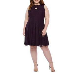 Eggplant Lace Dress